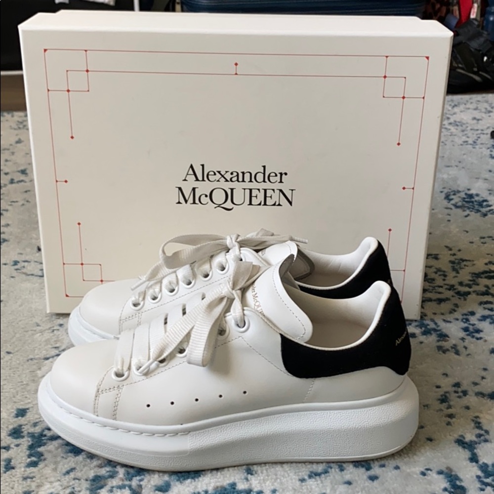 Alexander McQueen Leather Runway Sneakers